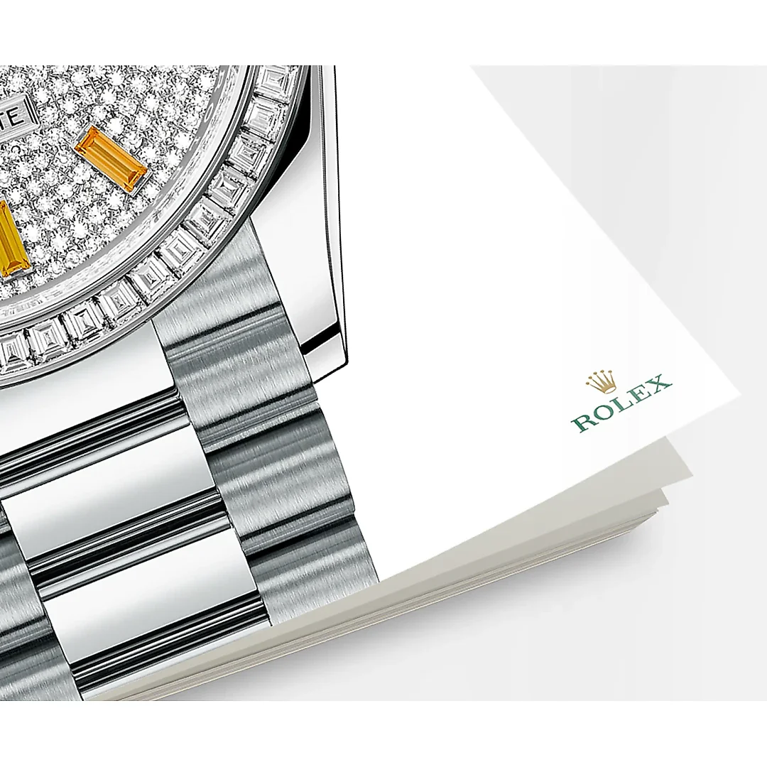 Rolex Day-Date, 36mm, Platinum and Diamonds, Ref# 128396tbr-0006