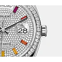 Rolex Day-Date, 36mm, Platinum and Diamonds, Ref# 128396tbr-0006