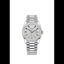 Rolex Day-Date, 36mm, Platinum and Diamonds, Ref# 128396tbr-0006