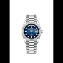 Rolex Day-Date, 36mm, Platinum and Diamonds, Ref# 128396tbr-0008