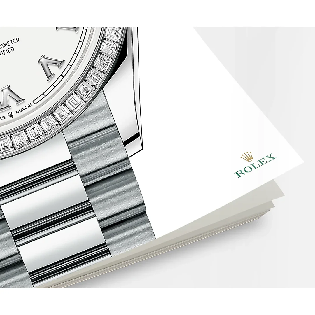Rolex Day-Date, 36mm, Platinum and Diamonds, Ref# 128396tbr-0010