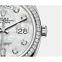 Rolex Day-Date, 36mm, Platinum and Diamonds, Ref# 128396tbr-0005