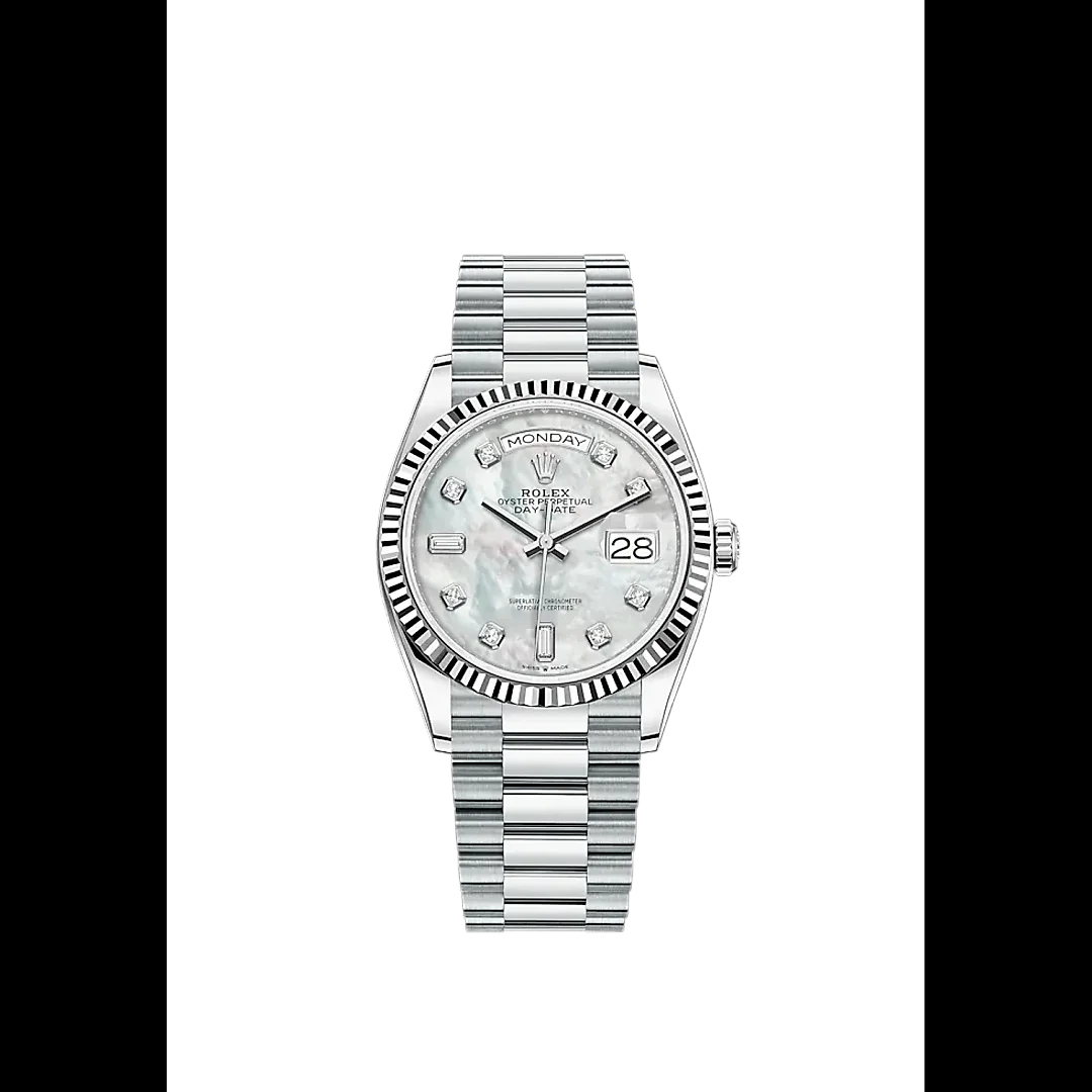 Rolex Day-Date, 36mm, Platinum, Ref# 128236-0002
