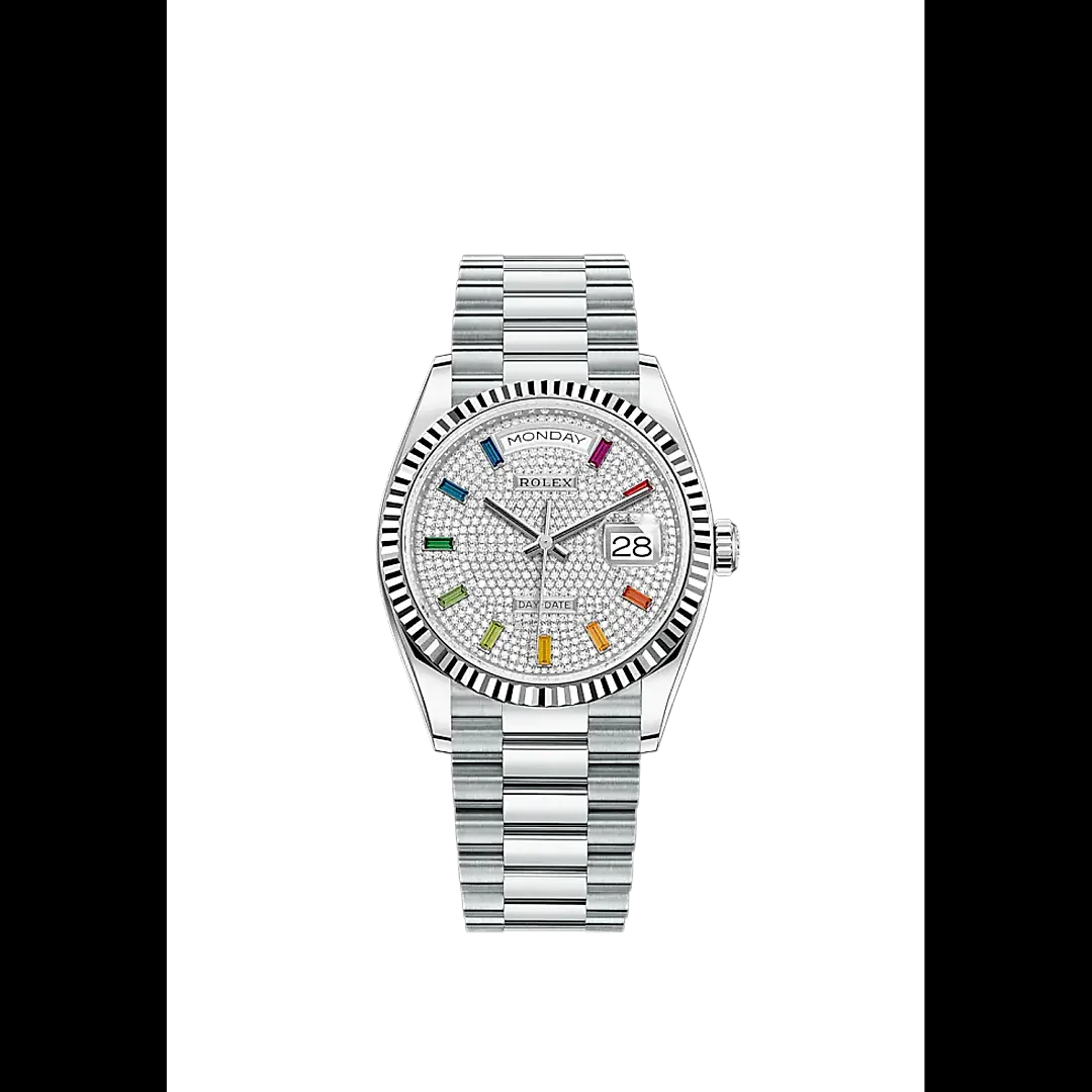 Rolex Day-Date, 36mm, Platinum, Ref# 128236-0003