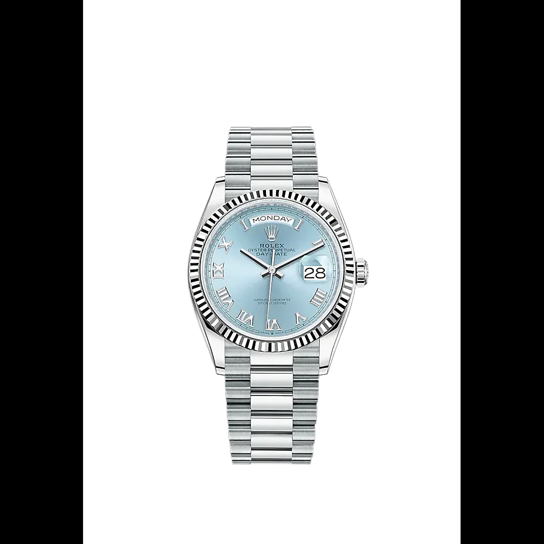 Rolex Day-Date 36mm, Platinum, Ref# 128236-0008