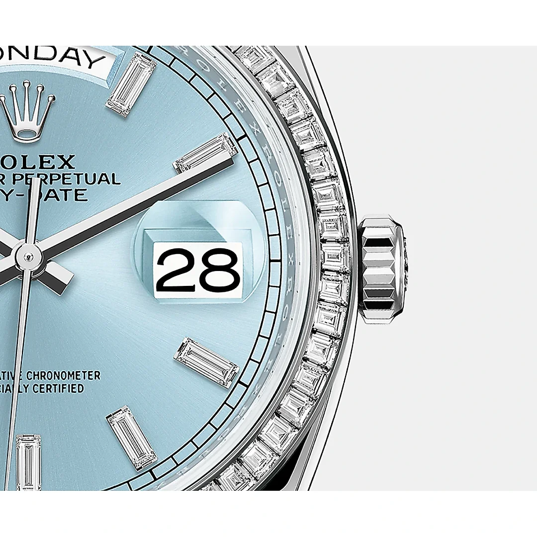 Rolex Day-Date 36mm, Platinum, Ref# 128396tbr-0003