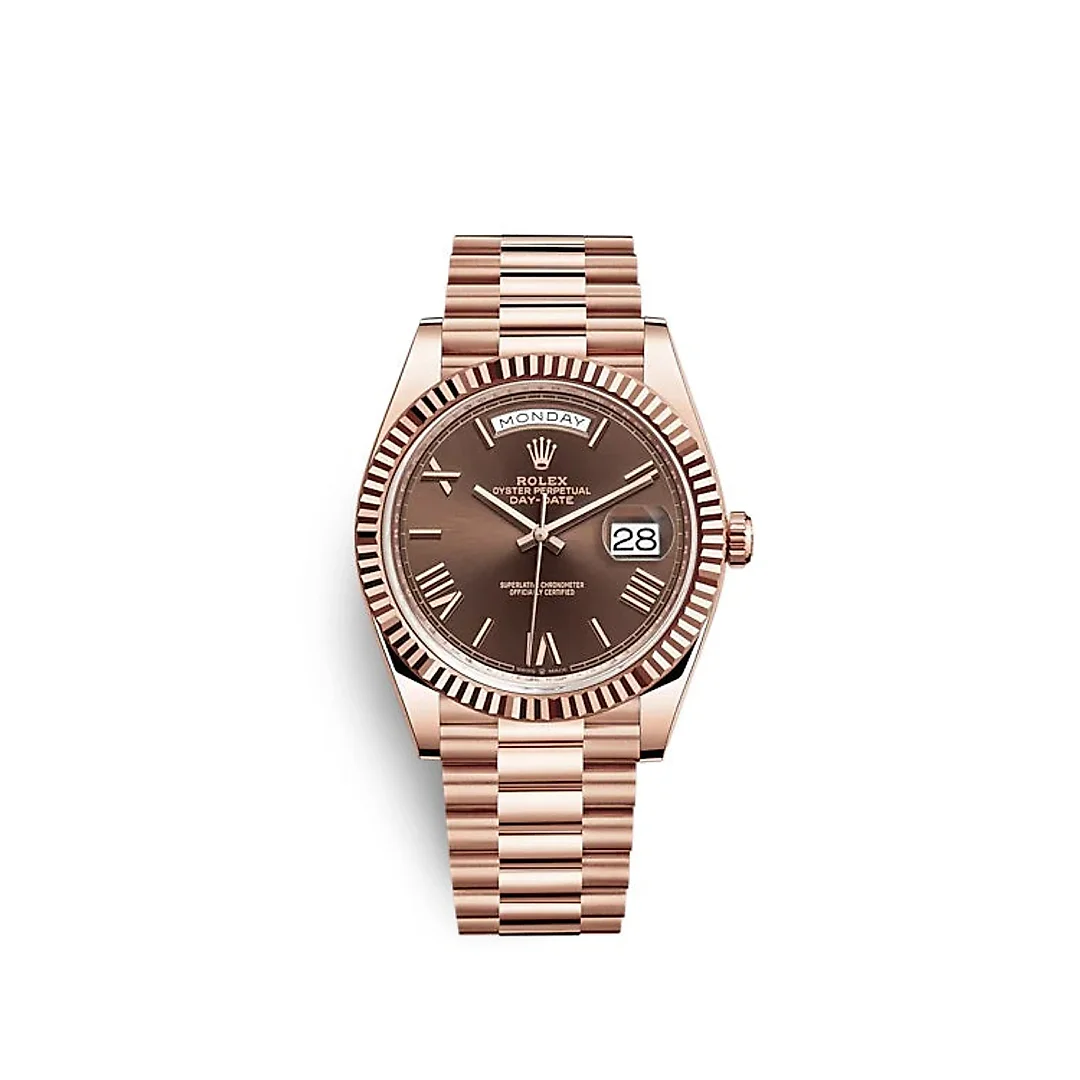 Rolex Day-Date 40 18 ct Everose gold Ref# 228235-0002