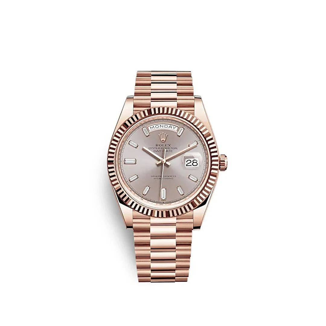 Rolex Day-Date 40 18 ct Everose gold Ref# 228235-0004