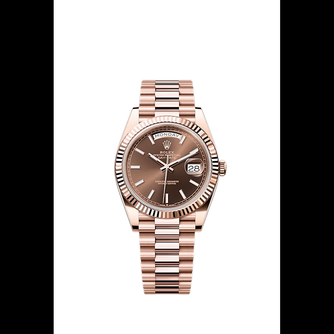Rolex Day-Date 40, 18k Everose Gold, 40mm, Ref# 228235-0053