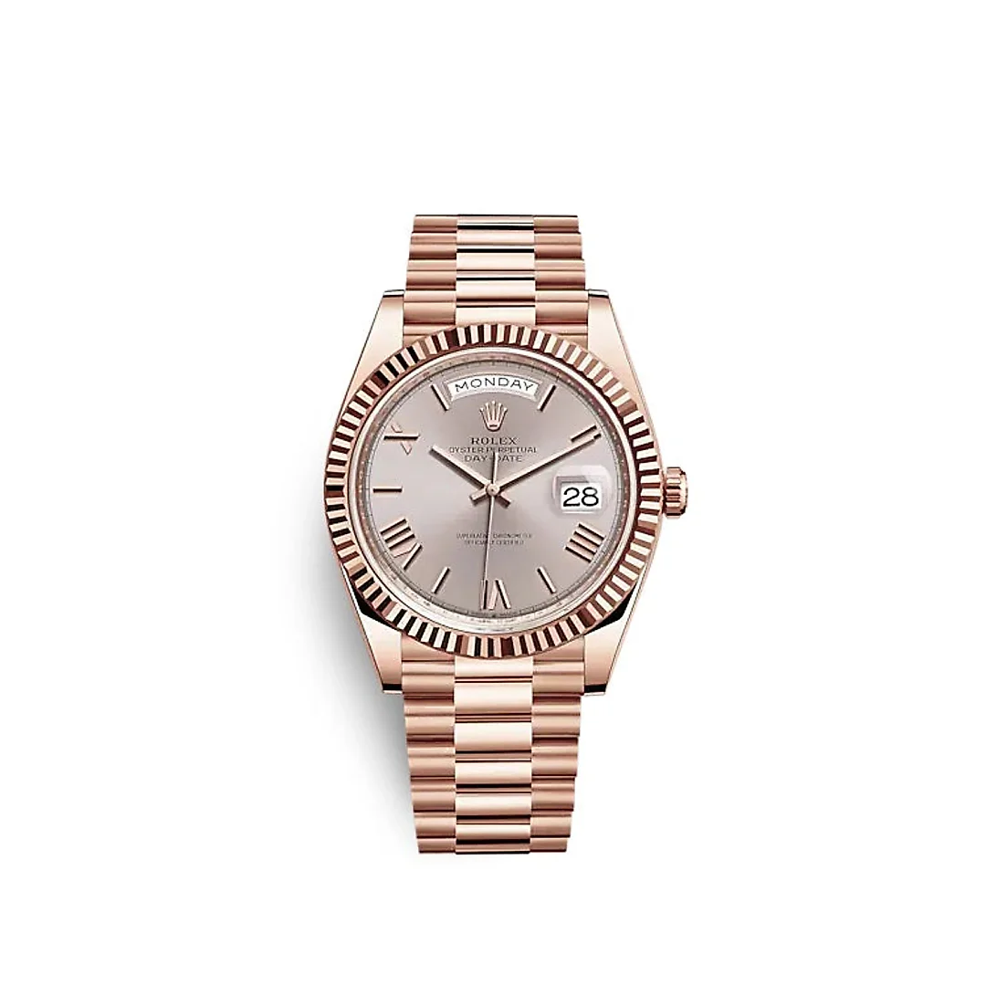 Rolex Day-Date 40 Everose gold Ref# 228235-0001