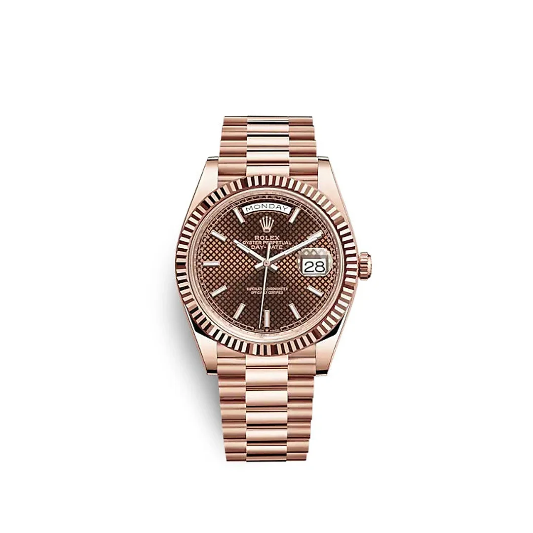 Rolex Day-Date 40 Everose gold Ref# 228235-0006