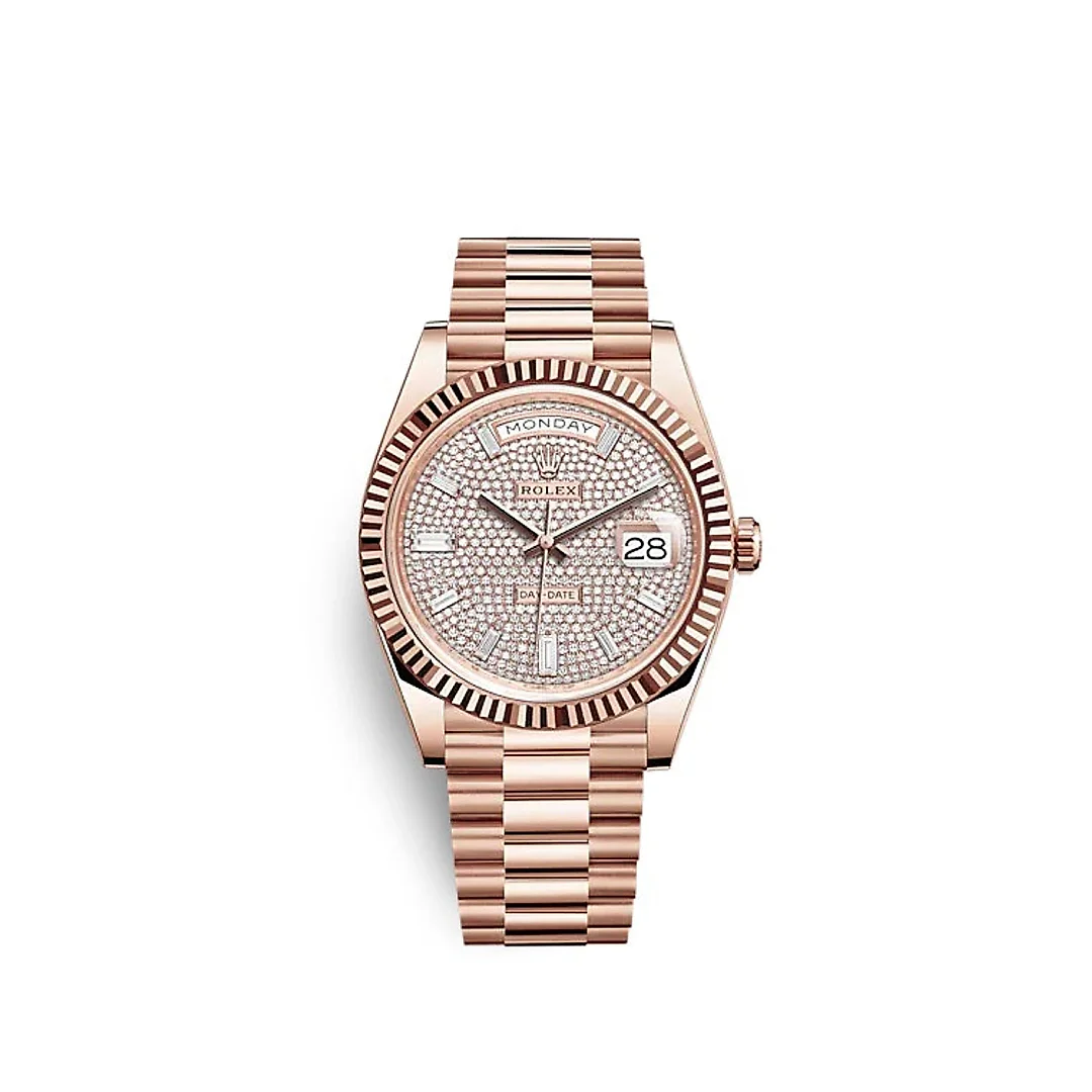 Rolex Day-Date 40 Everose gold Ref# 228235-0036