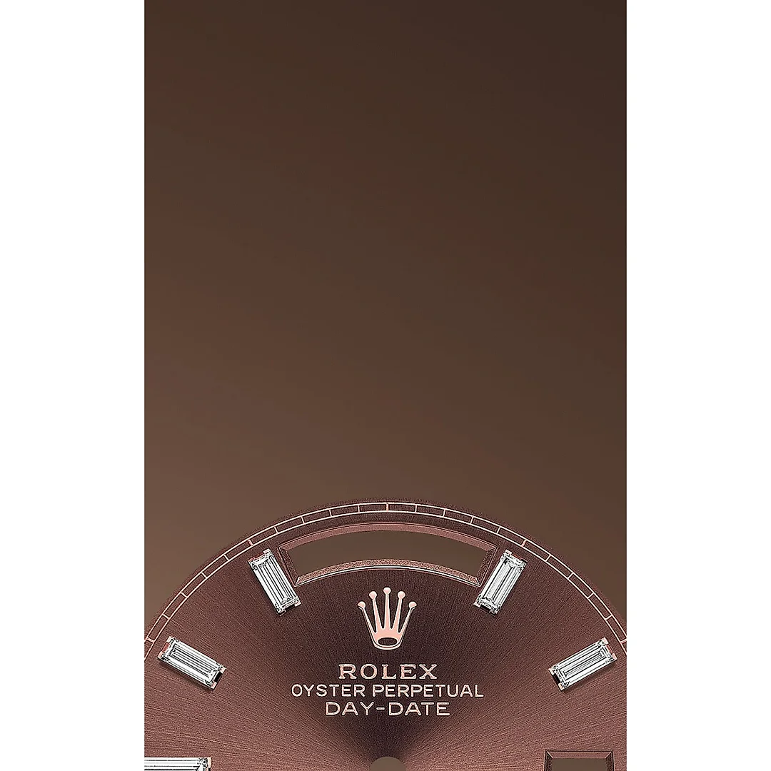 Rolex Day-Date 40 Everose gold Ref# 228345RBR-0006