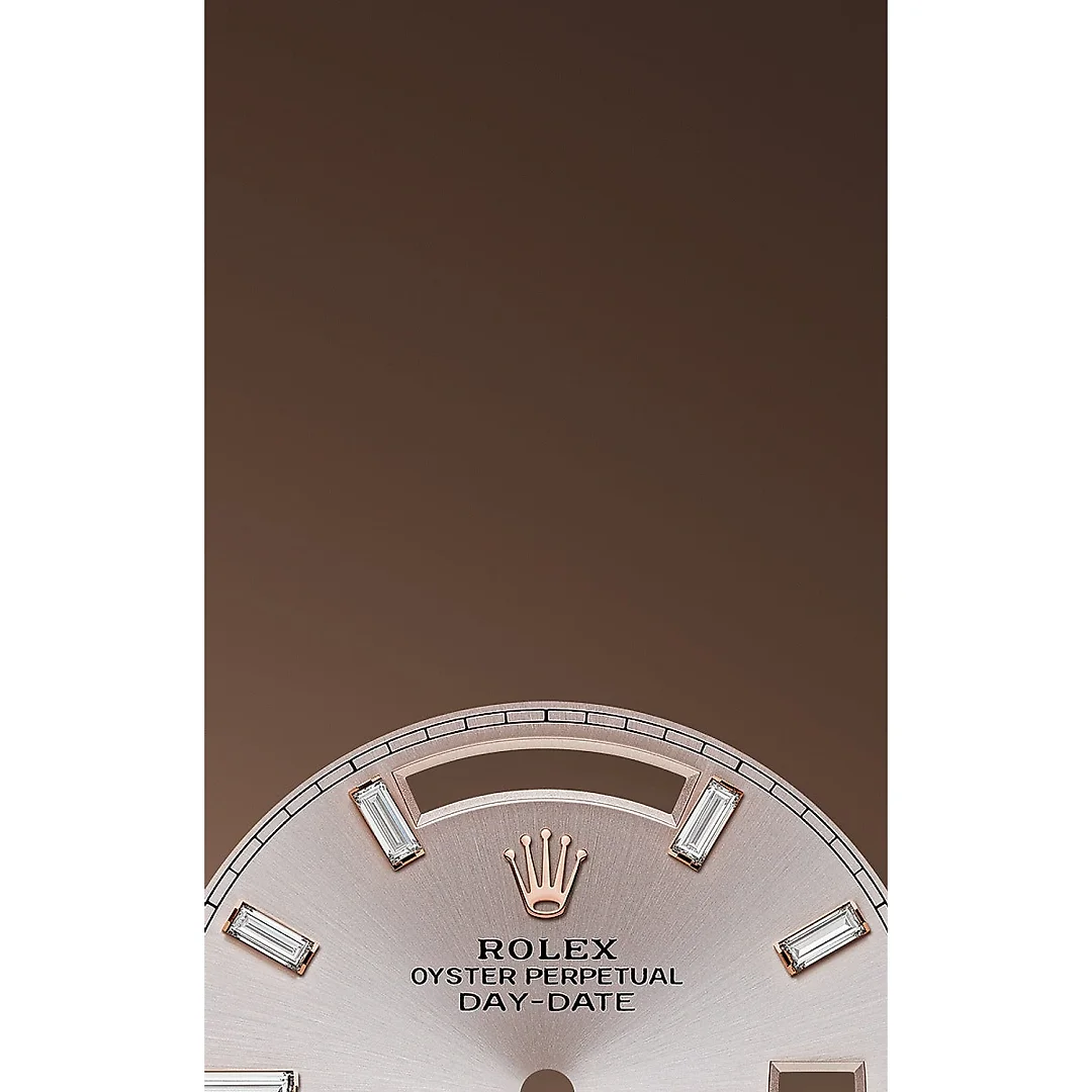 Rolex Day-Date 40 Everose gold Ref# 228345RBR-0007