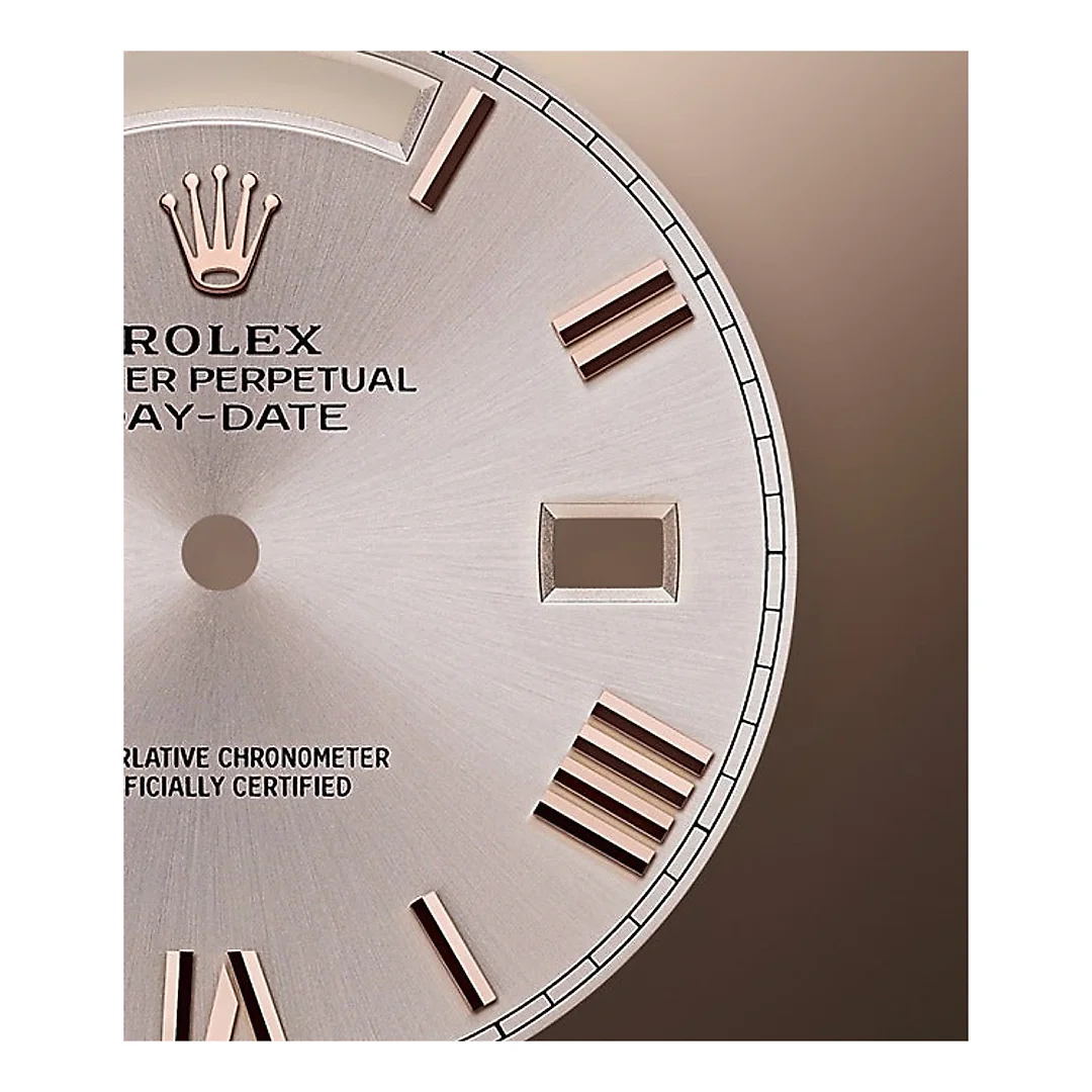 Rolex Day-Date 40 Everose gold Ref# 228345RBR-0008