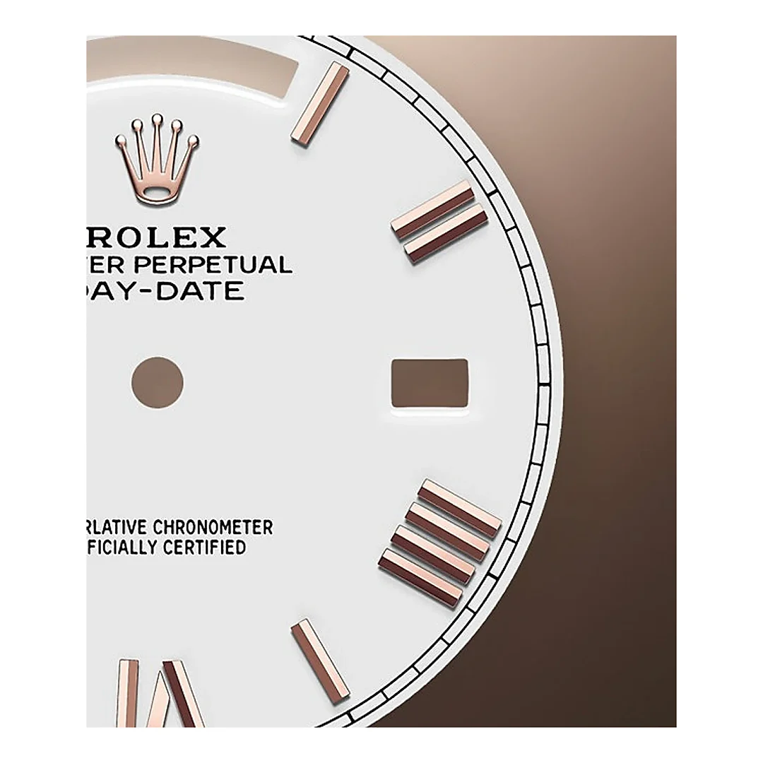 Rolex Day-Date 40 Everose gold Ref# 228345RBR-0012