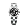 Rolex Day-Date 40 Presidential Black dial, Diamond Bezel, President bracelet, Watch 228396tbr-0012