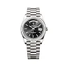 Rolex Day-Date 40 Presidential Black dial, Diamond Bezel, President bracelet, White gold Watch