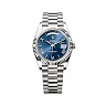 Rolex Day-Date 40 Presidential Blue dial, Fluted Bezel, President bracelet, White gold Watch