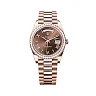 Rolex Day-Date 40 Presidential, Chocolate dial, Diamond Bezel, President bracelet, 228345rbr-0009