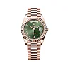 Rolex Day-Date 40 Presidential Olive Green Dial 18kt Rose Gold Men’s Watch 228235-0025