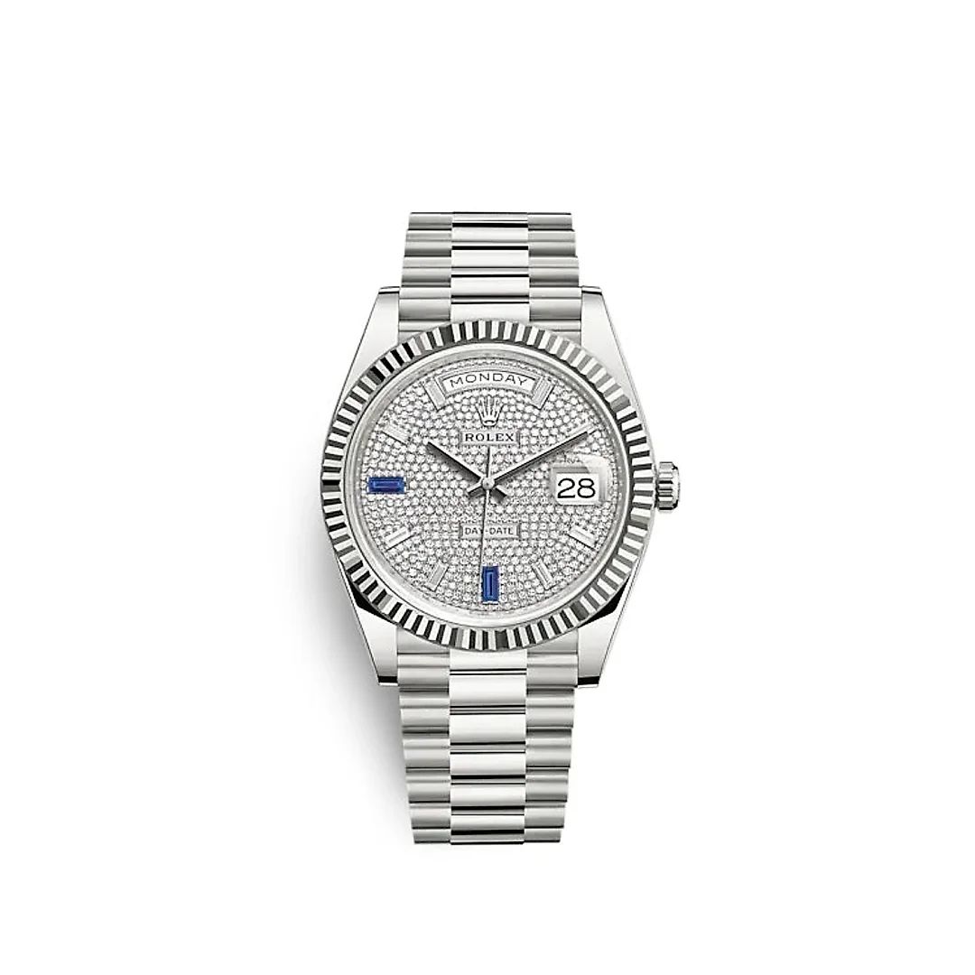 Rolex Day-Date 40 White gold Ref# 228239-0049
