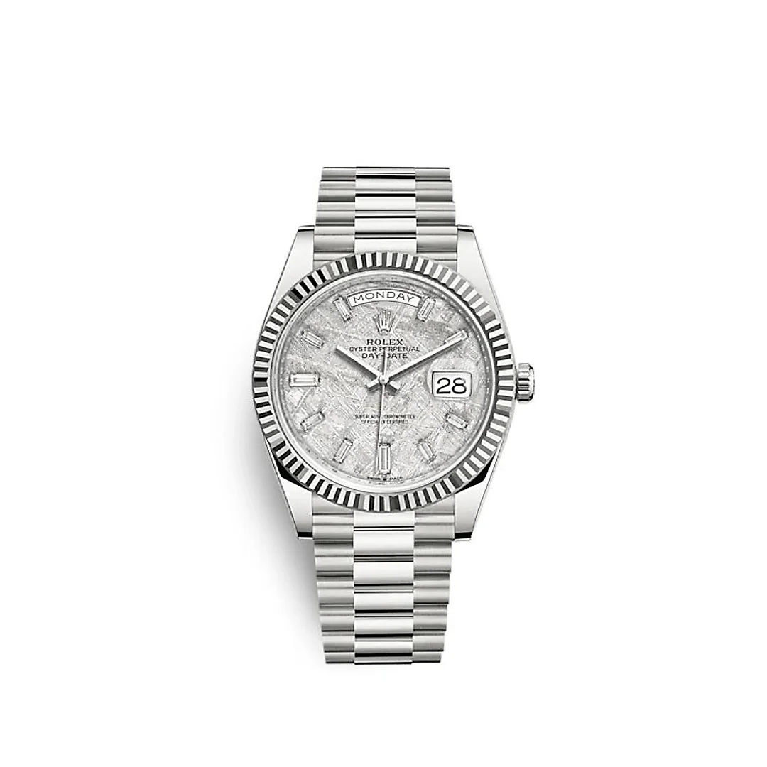 Rolex Day-Date 40 White gold Ref# 228239-0055