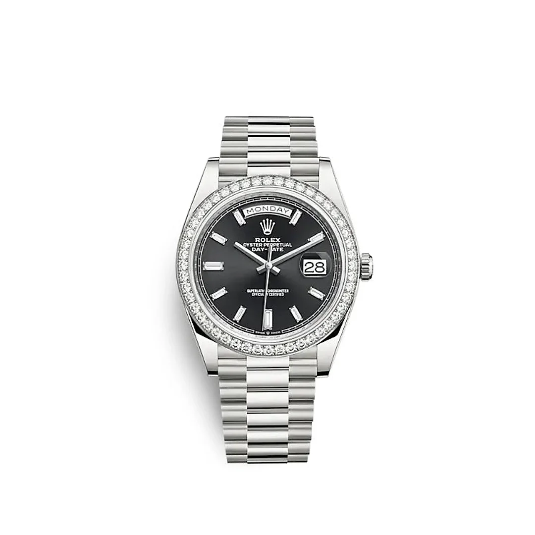 Rolex Day-Date 40 White gold Ref# 228349RBR-0003