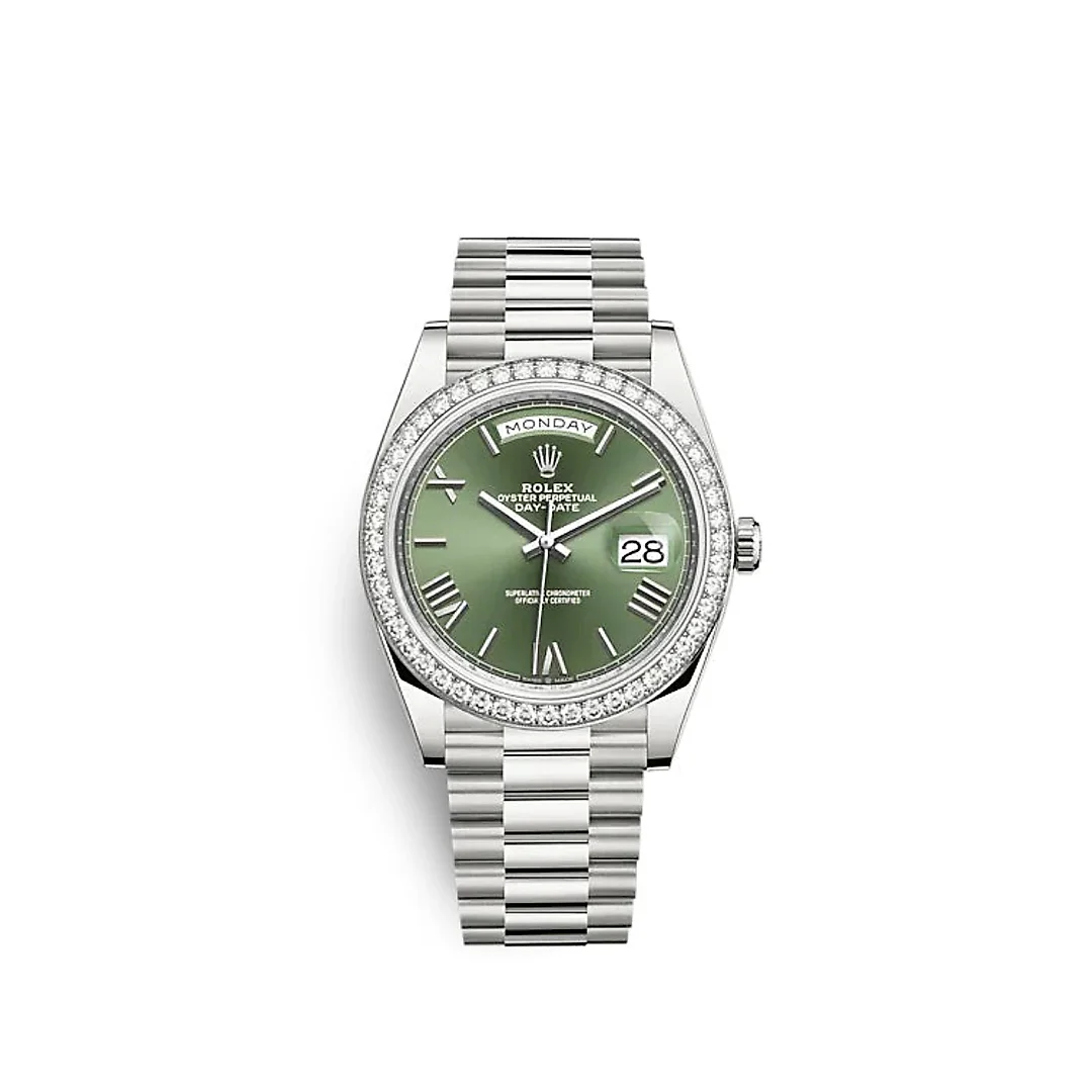 Rolex Day-Date 40 White gold Ref# 228349RBR-0030