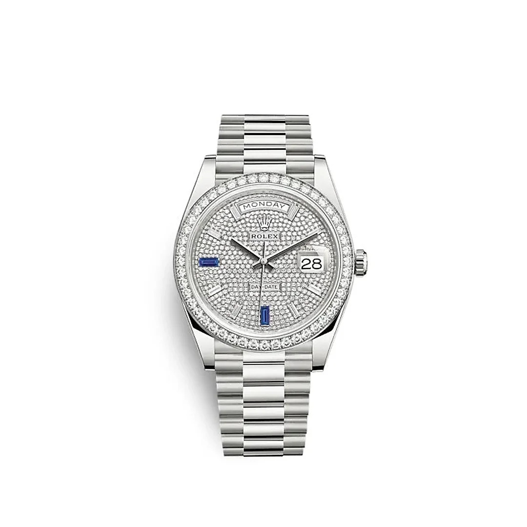 Rolex Day-Date 40 White gold Ref# 228349RBR-0036