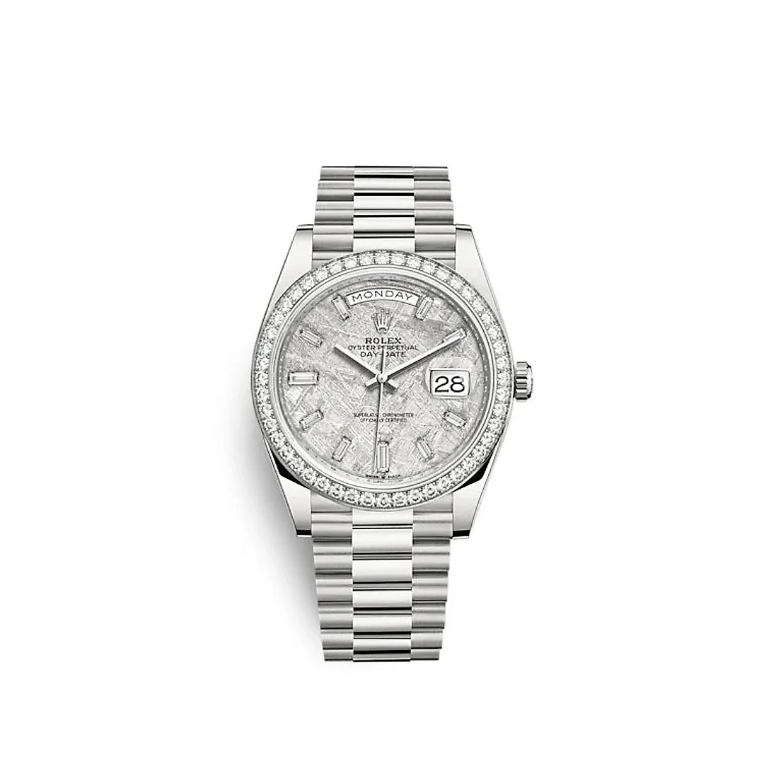 Rolex Day-Date 40 White gold Ref# 228349RBR-0040