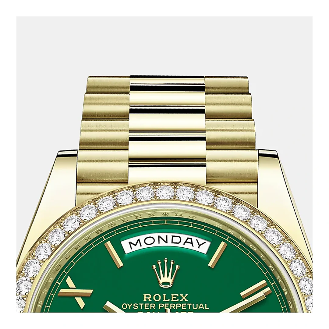 Rolex Day-Date, 40mm, 18k Yellow Gold and Diamonds, Ref# 228348rbr-0040
