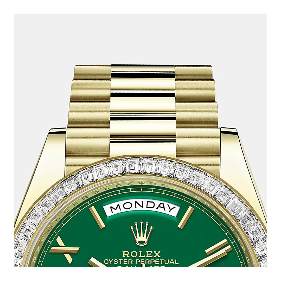 Rolex Day-Date, 40mm, 18k Yellow Gold and Diamonds, Ref# 228398tbr-0039