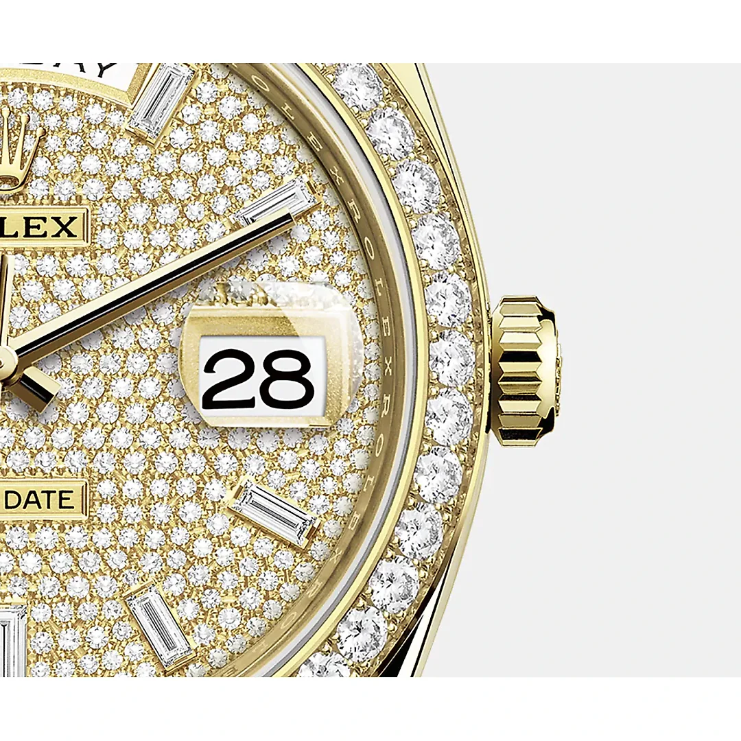 Rolex Day-Date, 40mm, 18k Yellow Gold and Diamonds, Ref# 228348rbr-0037