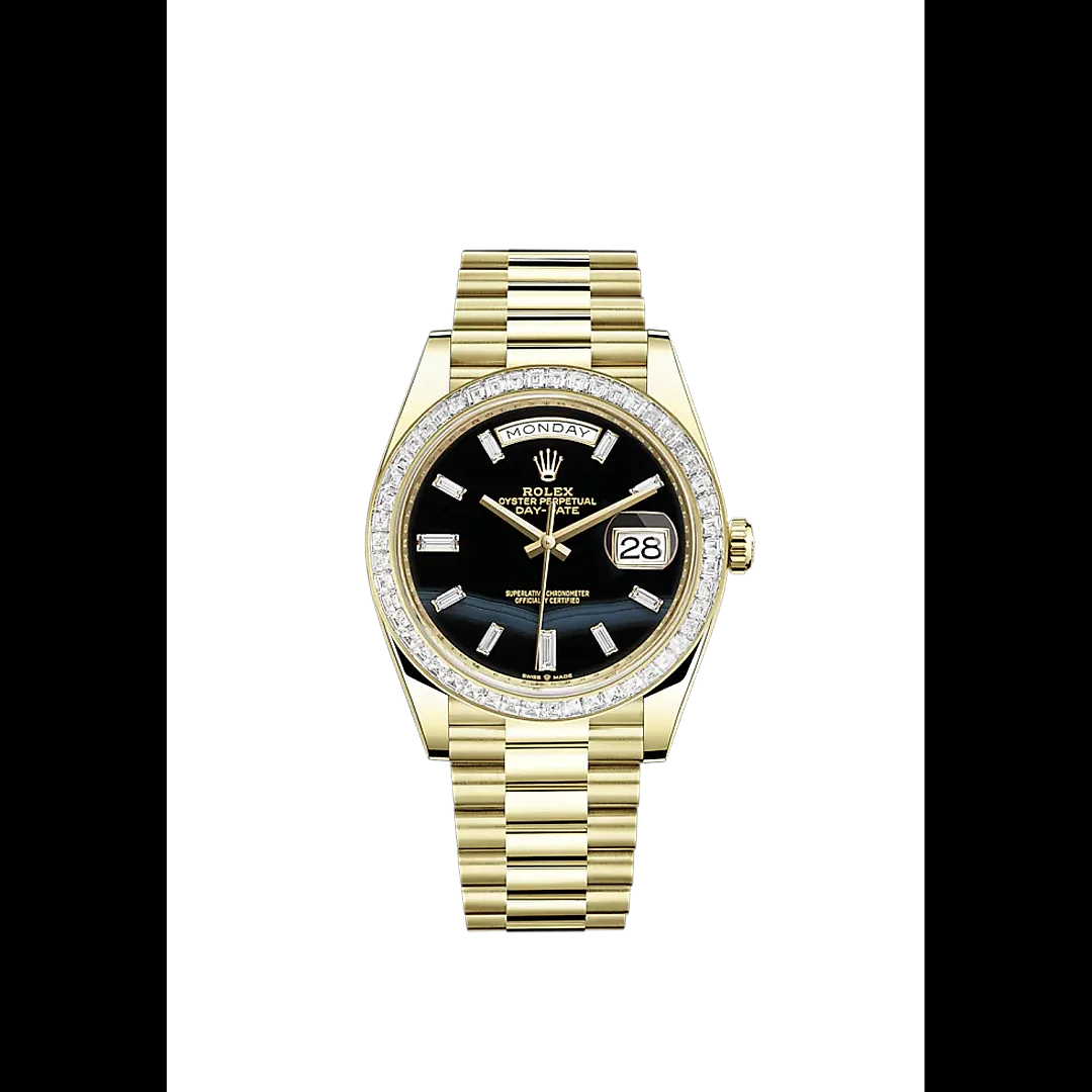 Rolex Day-Date, 40mm, 18k Yellow Gold and Diamonds, Ref# 228398tbr-0038