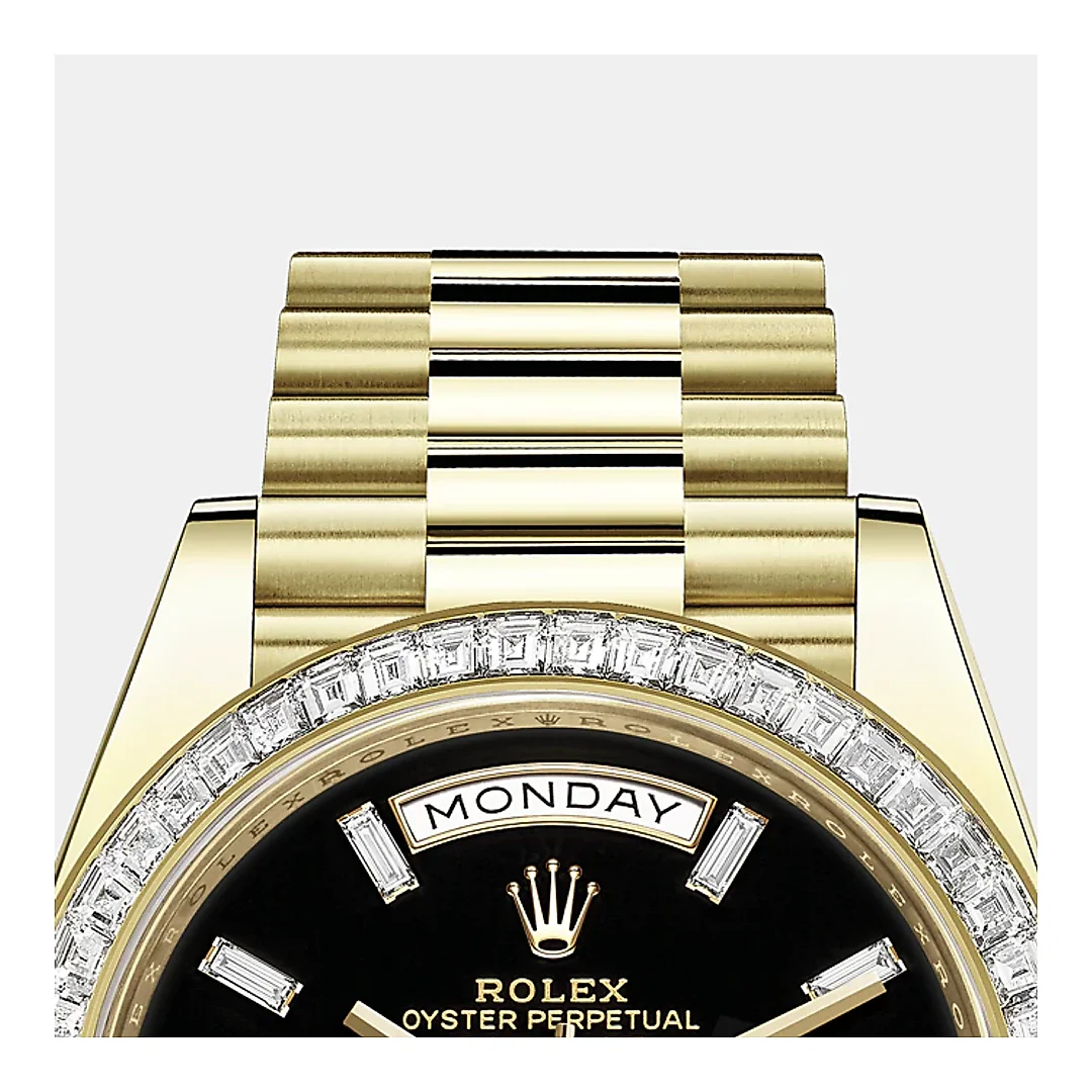 Rolex Day-Date, 40mm, 18k Yellow Gold and Diamonds, Ref# 228398tbr-0038