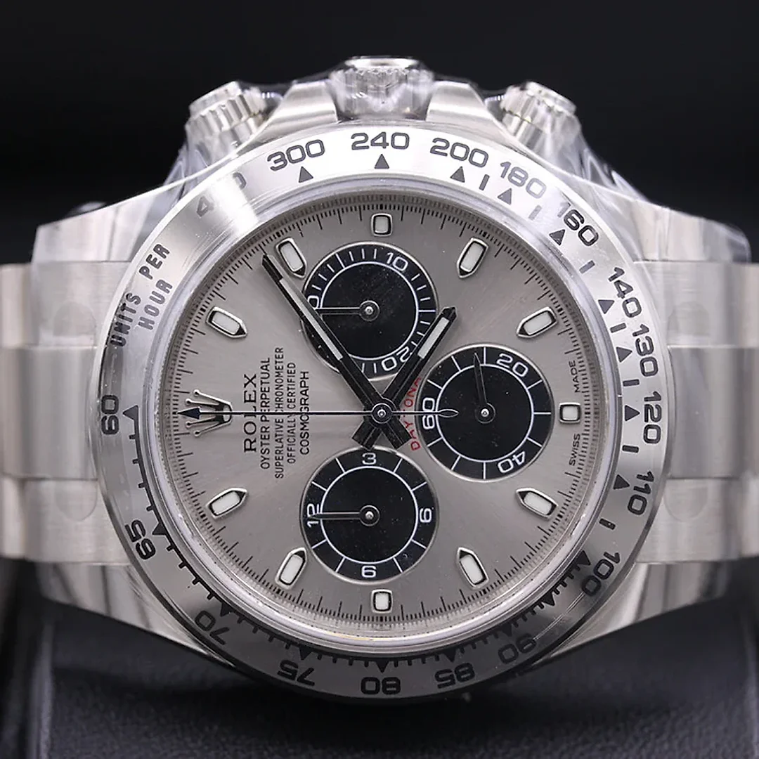 Rolex Daytona 40mm 116509 White Gold Steel Black Dial