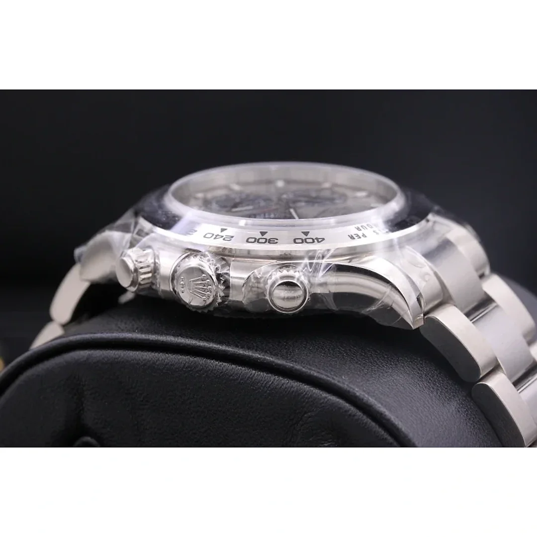 Rolex Daytona 40mm 116509 White Gold Steel Black Dial