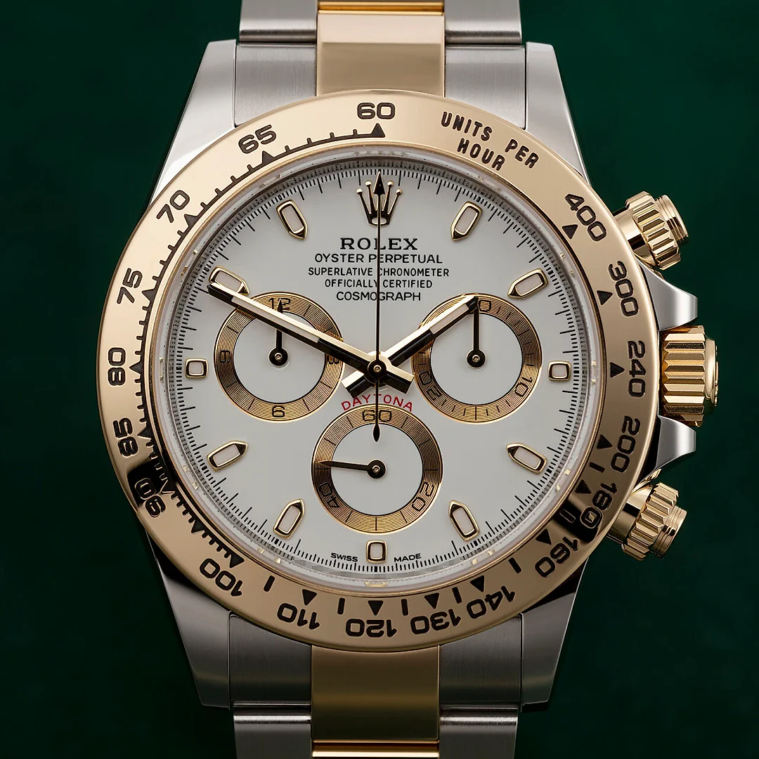 Rolex Daytona Steel & Gold White Dial 116503