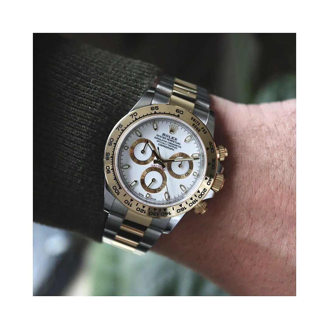 Rolex Daytona Steel & Gold White Dial 116503