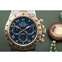 Rolex Daytona Steel Yellow Gold Blue Racing Dial Mens Watch 116523