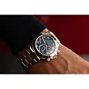 Rolex Daytona Steel Yellow Gold Blue Racing Dial Mens Watch 116523