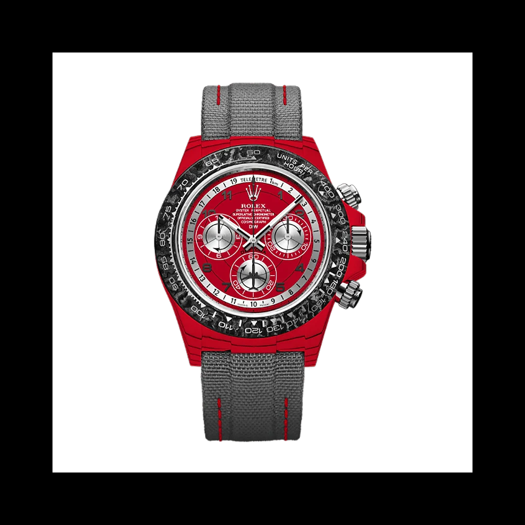 ROLEX Diw Daytona avia red 40mm oyster red quartz
