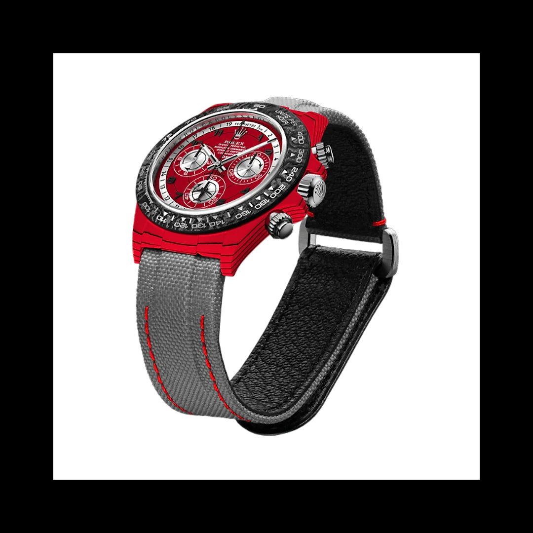 ROLEX Diw Daytona avia red 40mm oyster red quartz