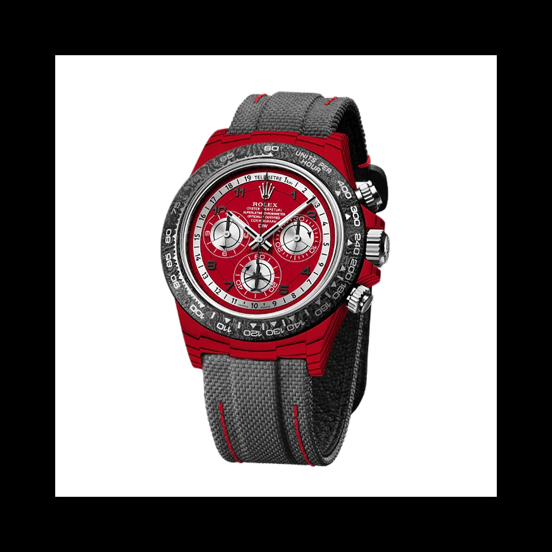 ROLEX Diw Daytona avia red 40mm oyster red quartz