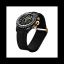 ROLEX Diw Daytona black & gold 40mm oyster carbon