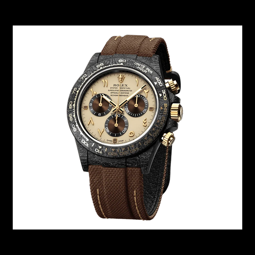 ROLEX Diw Daytona carbon desert eagle arabic 40mm oyster black