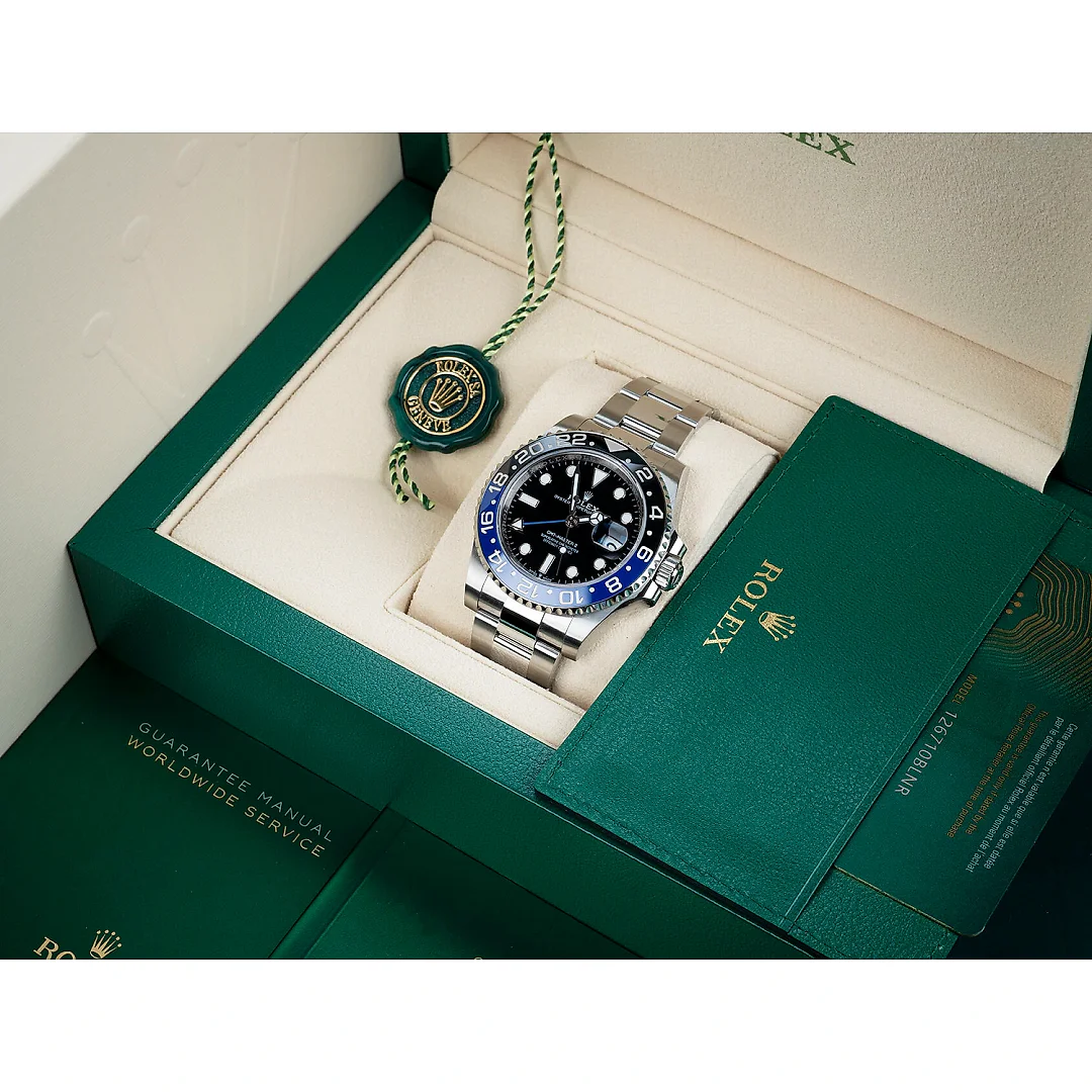 Rolex GMT-Master II Oyster 40 mm Oystersteel 126710BLNR-0003 New