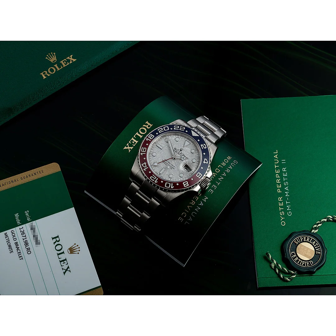Rolex GMT-MASTER II Oyster, 40 mm, white gold M126719BLRO-0002