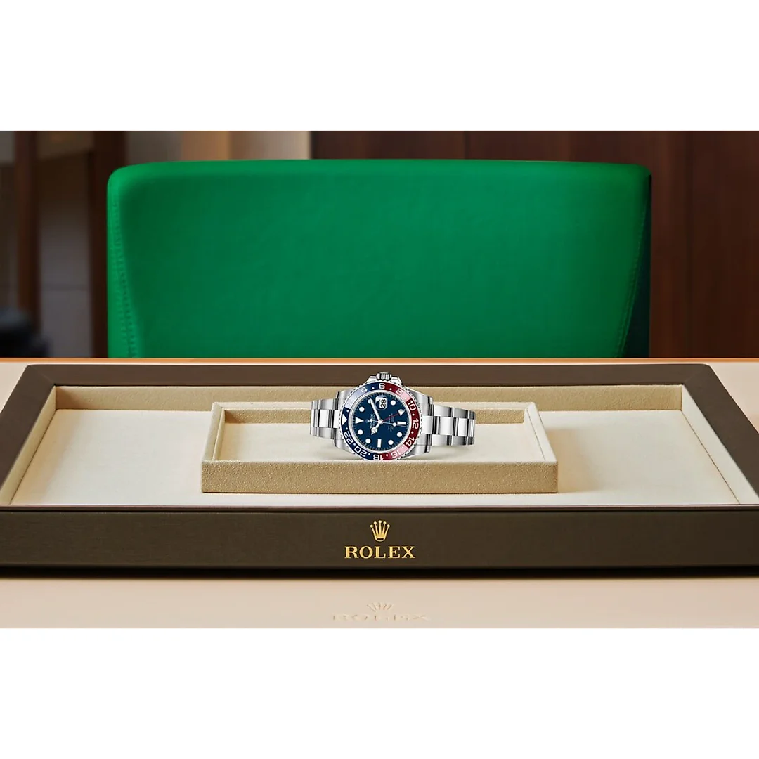 Rolex GMT-Master II Oyster, 40 mm, white gold M126719BLRO-0003